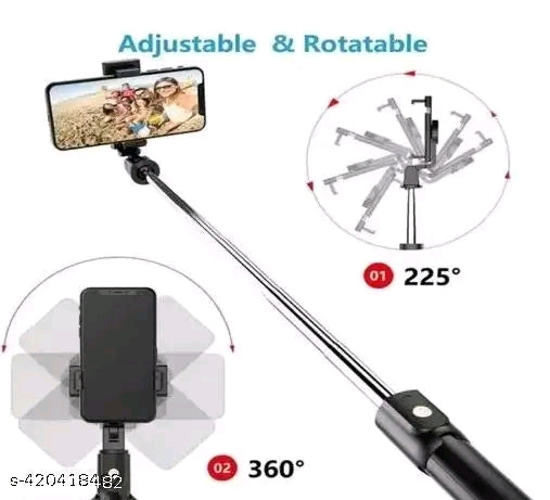 Wireless Bluetooth R1 Foldable Mini Tripod & Selfie Stick — your perfect travel and content-creation companion! 🌍