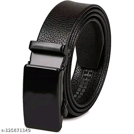 Men’s Genuine Leather Casual Belt for Men | Premium Quality Cowhide Leather | Durable Metal Buckle pack of 2